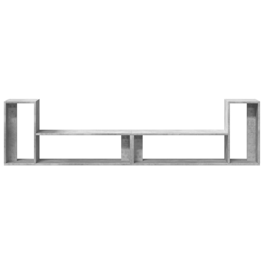tv-borde 2 stk. 100x30x50 cm konstrueret træ betongrå