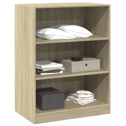 tøjreol 77x48x102 cm konstrueret træ sonoma-eg