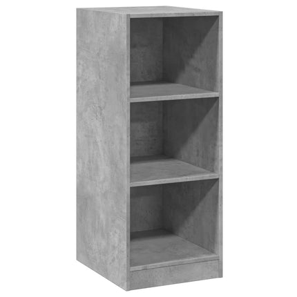 tøjskab 48x41x102 cm konstrueret træ betongrå