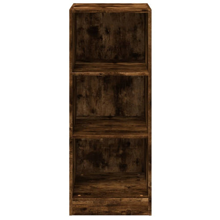 tøjskab 48x41x102 cm konstrueret træ røget egetræsfarve
