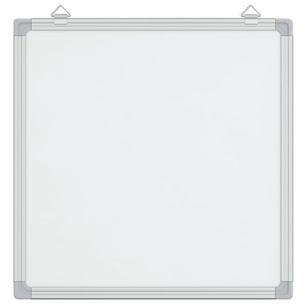 magnetisk whiteboard 40x40x1,7 cm aluminium