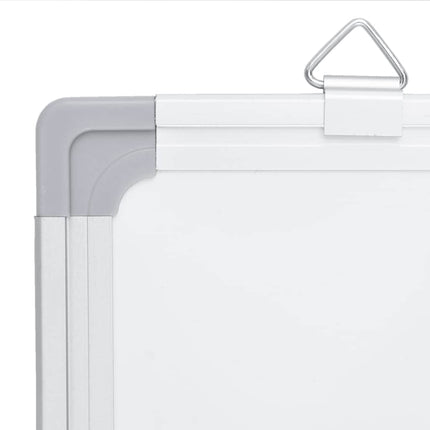 magnetisk whiteboard 200x40x1,7 cm foldbart aluminium