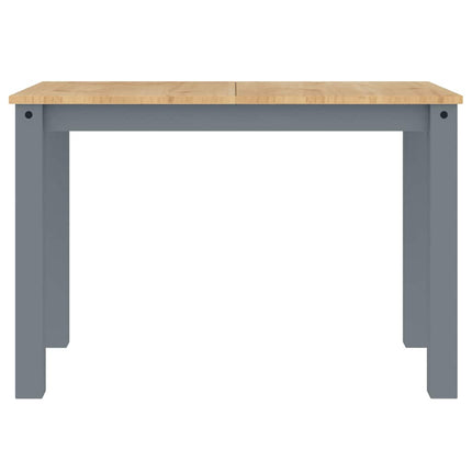 spisebord PANAMA 112x60x75 cm massivt fyrretræ grå