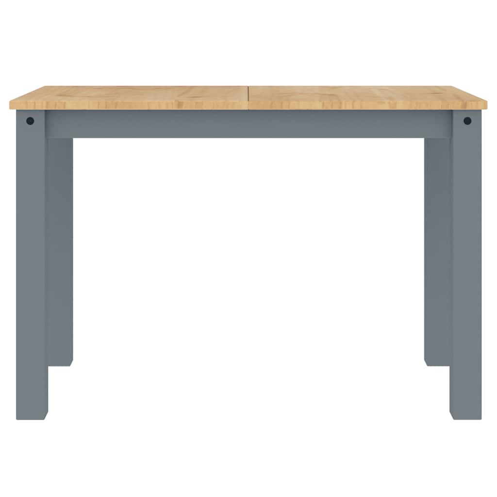 spisebord PANAMA 112x60x75 cm massivt fyrretræ grå