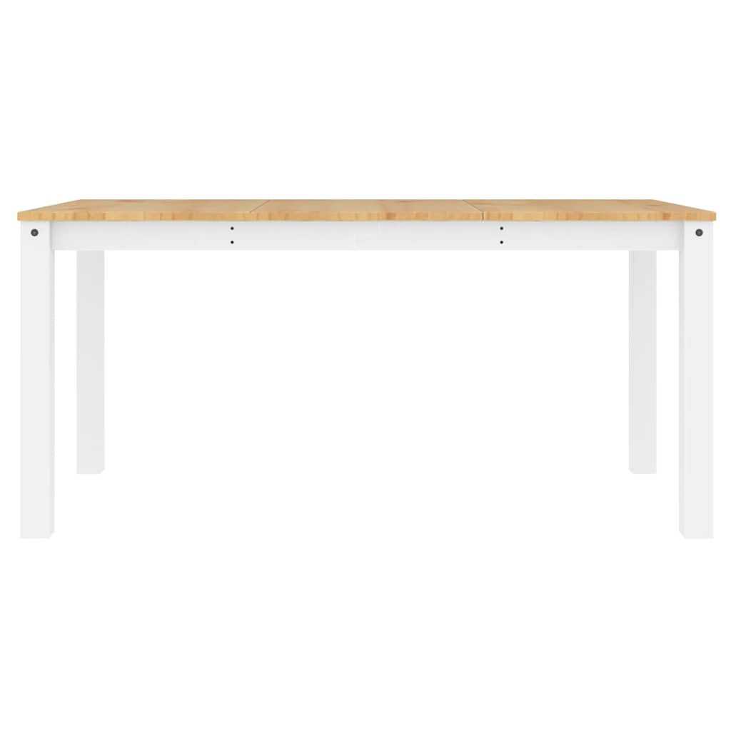 spisebord PANAMA 160x80x75 cm massivt fyrretræ grå