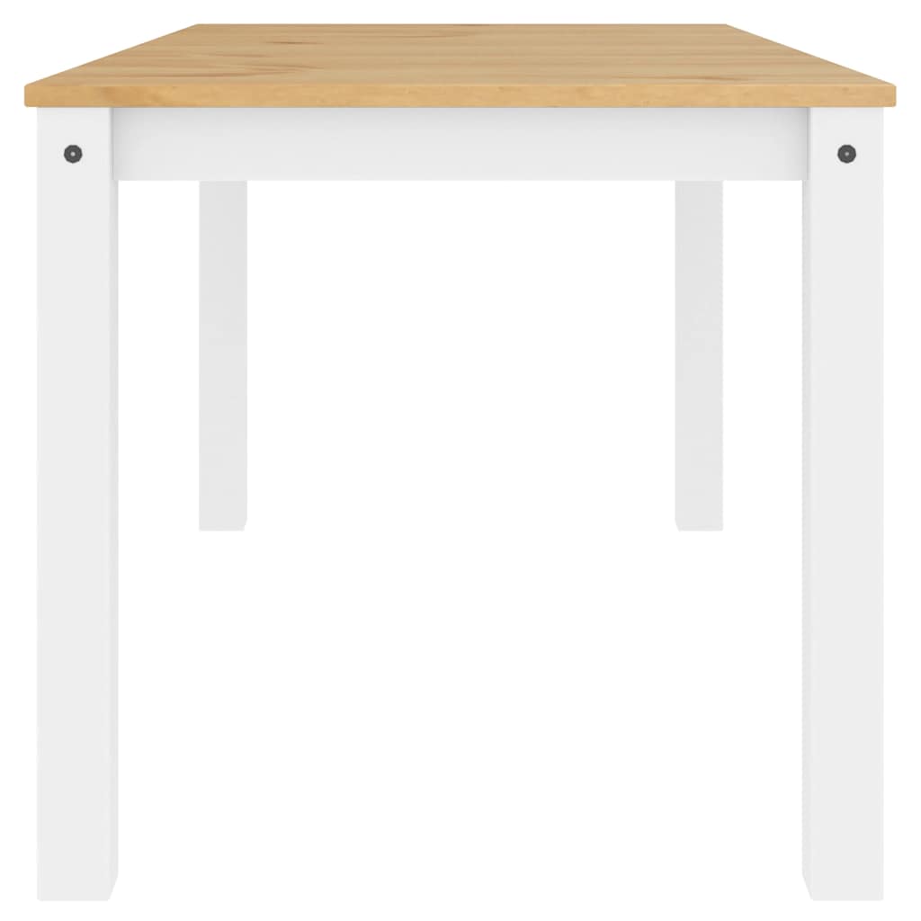 spisebord PANAMA 160x80x75 cm massivt fyrretræ grå