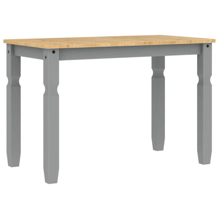 spisebord Corona 112x60x75 cm massivt fyrretræ grå