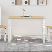 spisebord Corona 112x60x75 cm massivt fyrretræ hvid