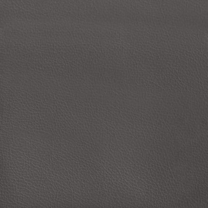 springmadras med pocketfjedre medium 120x190x20 cm kunstlæder grå
