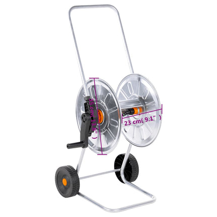 slangetromle til 50 m 1/2" eller 35 m 3/4" slange stål