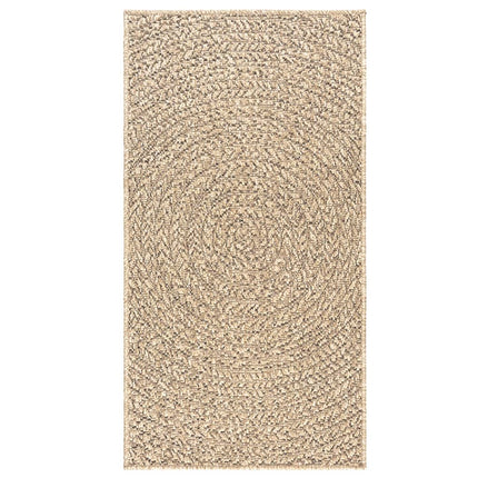 gulvtæppe ZIZUR 60x110 cm jute-look indendørs og udendørs