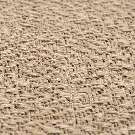 gulvtæppe ZIZUR 80x250 cm jute-look indendørs og udendørs