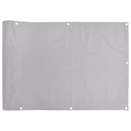 altanafskærmning 400x90 cm PVC grå
