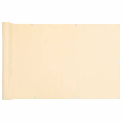 altanafskærmning 600x90 cm PVC cremefarvet