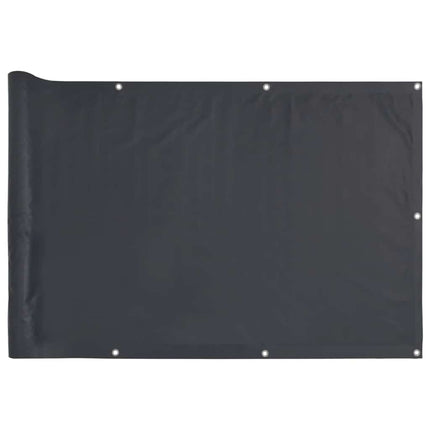 altanafskærmning 400x120 cm PVC antracitgrå