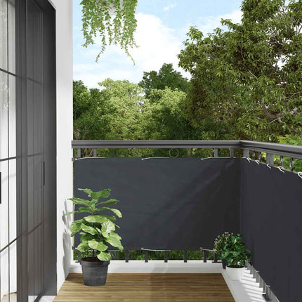 altanafskærmning 400x120 cm PVC antracitgrå