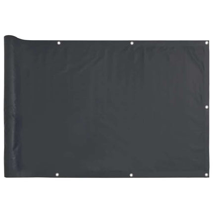 altanafskærmning 600x120 cm PVC antracitgrå