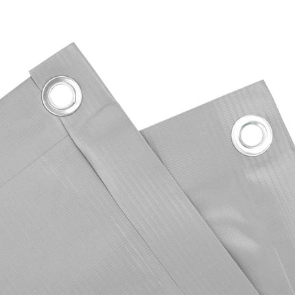 altanafskærmning 400x120 cm PVC grå