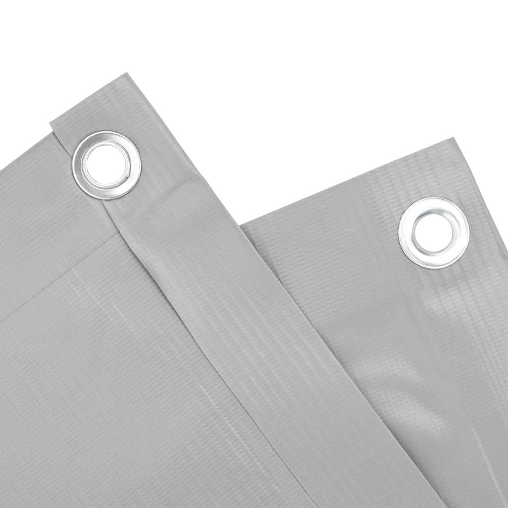altanafskærmning 400x120 cm PVC grå