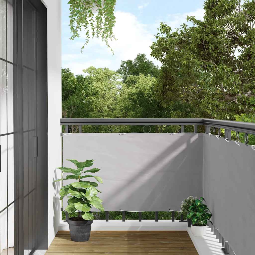 altanafskærmning 400x120 cm PVC grå billede