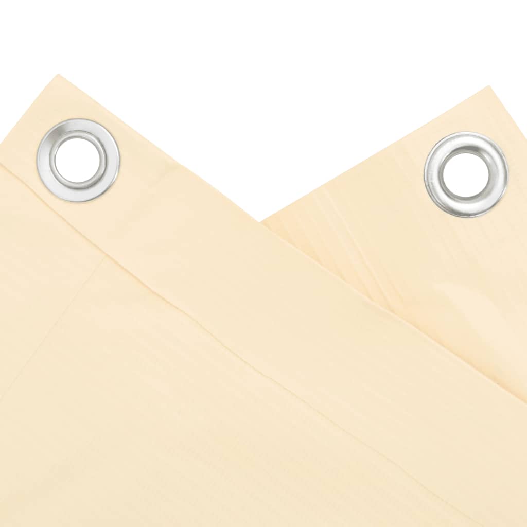 altanafskærmning 300x120 cm PVC cremefarvet