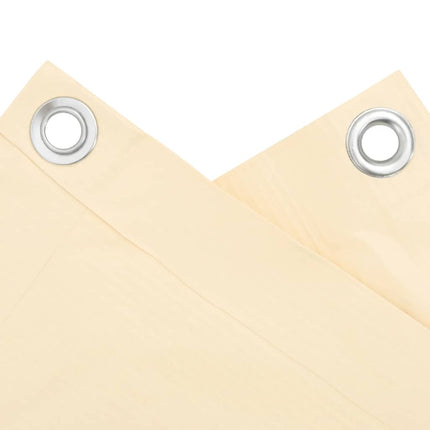 altanafskærmning 400x120 cm PVC cremefarvet