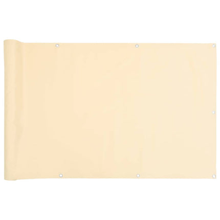 altanafskærmning 800x120 cm PVC cremefarvet