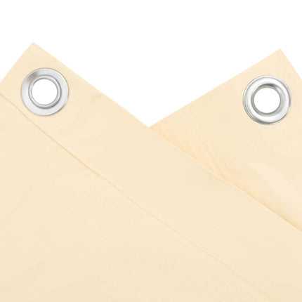 altanafskærmning 1000x120 cm PVC cremefarvet