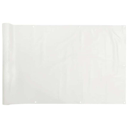 altanafskærmning 700x120 cm PVC hvid