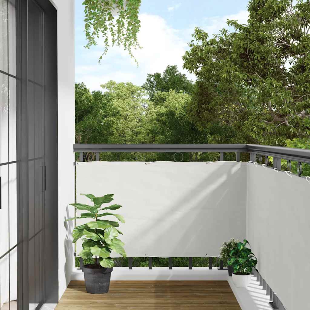altanafskrmning 700x120 cm PVC hvid