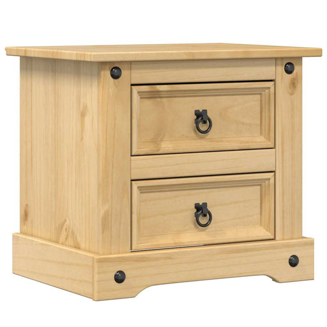 sengebord Corona 53x39x47 cm massivt fyrretræ