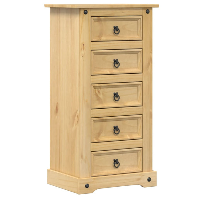 sengebord Corona 53x39x103 cm massivt fyrretræ
