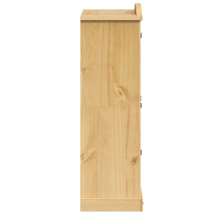 garderobe "Corona" 101x52x170 cm massivt træ fyrretræ