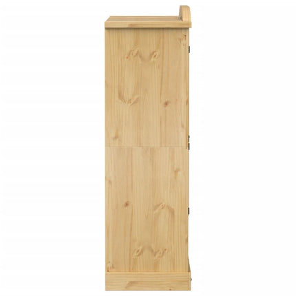 klædeskab Corona 151,5x52x170 cm massivt fyrretræ