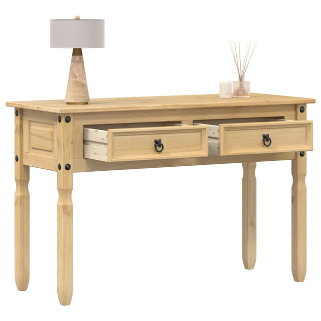 konsolbord Corona 115x46x73 cm massivt fyrretræ