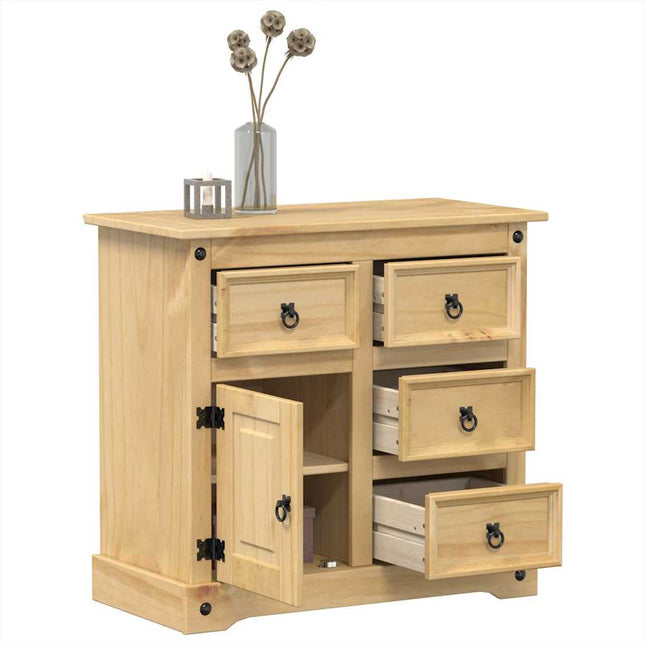 skænk Corona 80x40x75 cm massivt fyrretræ