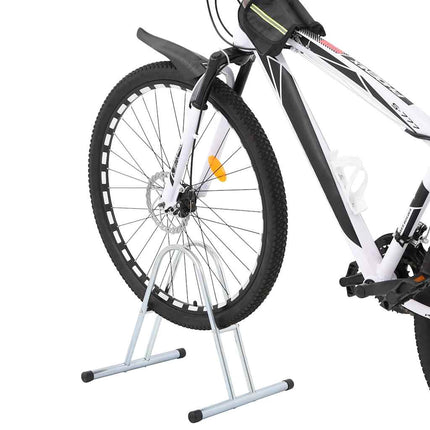 cykelstativ til 1 cykel fritstående galvaniseret stål
