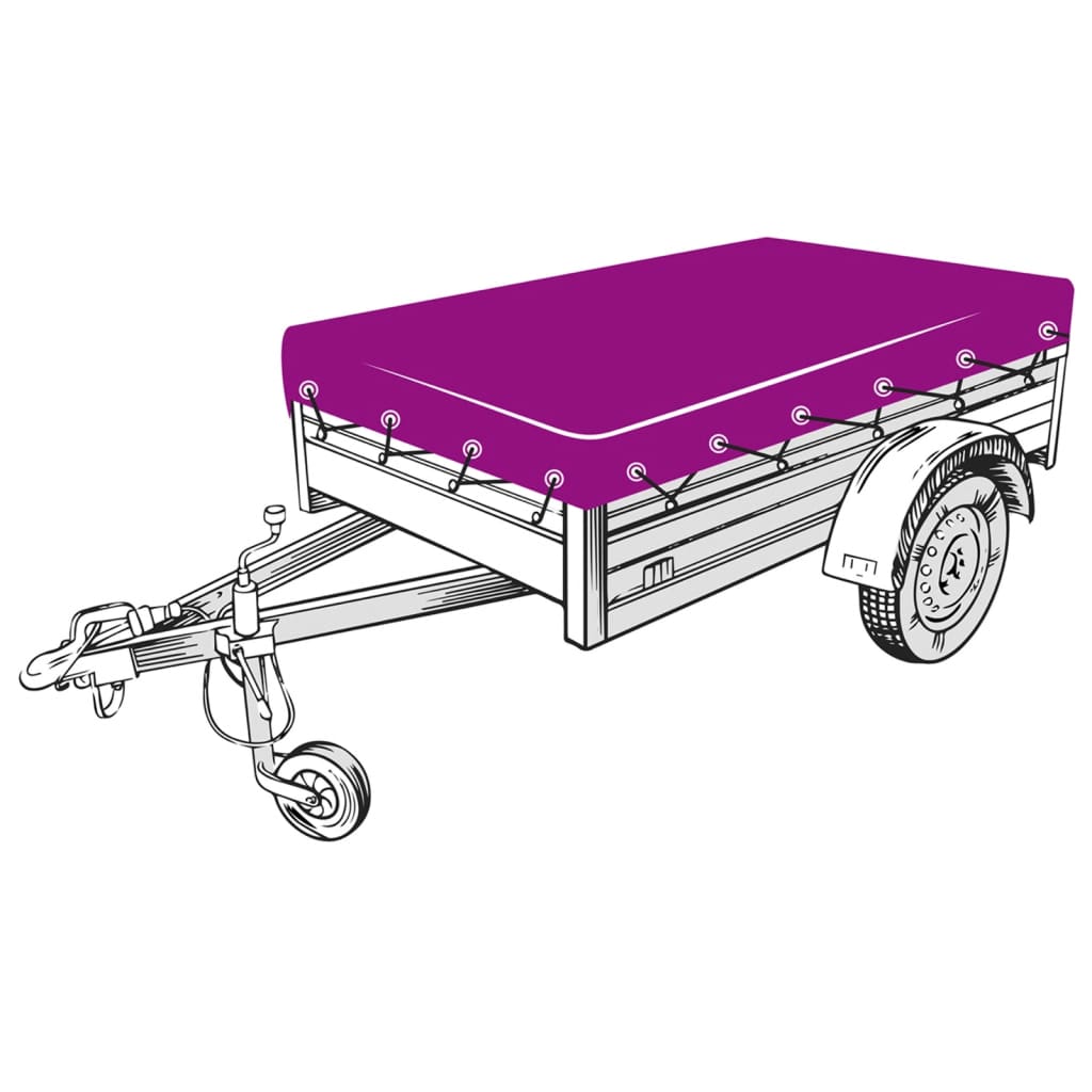 trailernet 1,5x2,7 m HDPE grøn