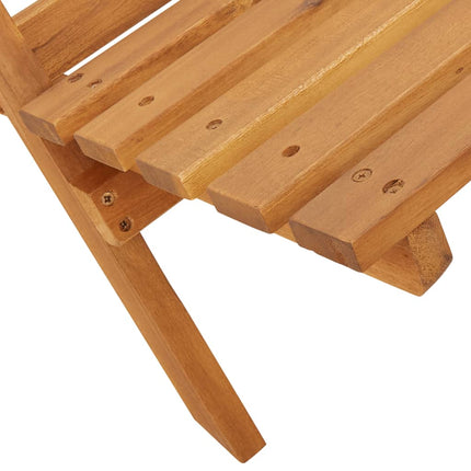 foldbare havestole 8 stk. stof og massivt træ