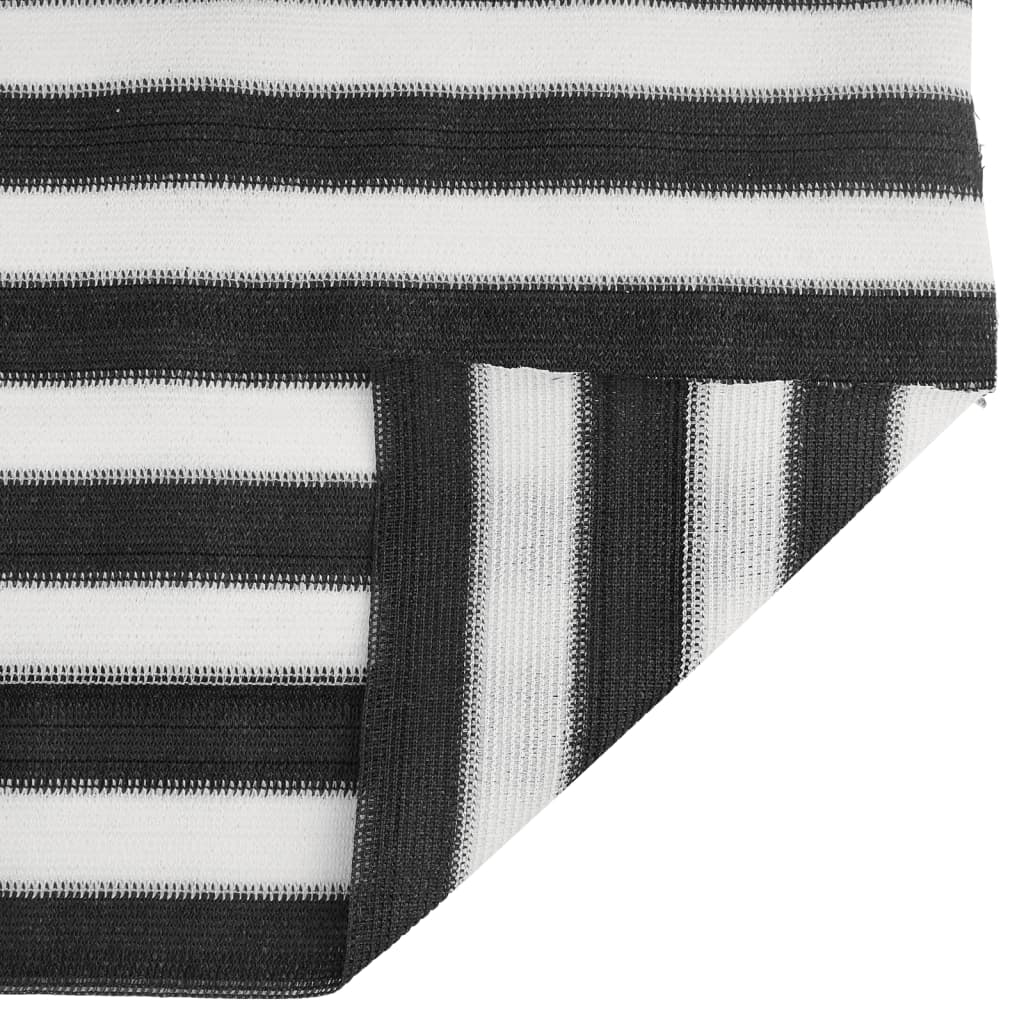 afskærmning 2x10 m 150 g/m² HDPE antracitgrå og hvid