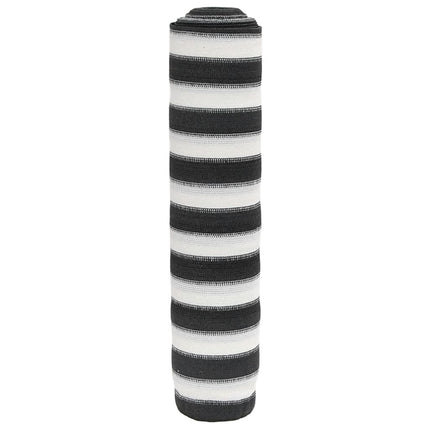 afskærmning 1x10 m 195 g/m² HDPE antracitgrå og hvid