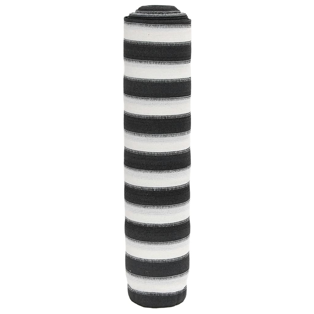 Afskærmning 2X25 M 75 G/M² Hdpe Antracitgrå Og Hvid - 1.2 x 10 m (195 g)