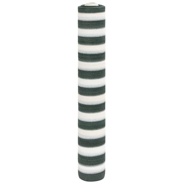 afskærmning 1,5x10 m 150 g/m² HDPE grøn og hvid