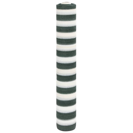 afskærmning 1,5x25 m 150 g/m² HDPE grøn og hvid