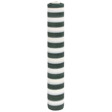 afskærmning 1,5x25 m 195 g/m² HDPE grøn og hvid