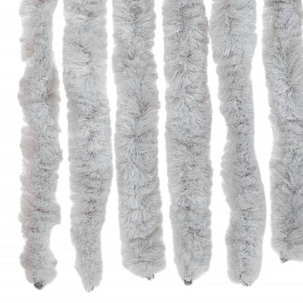 flueforhæng 118x220 cm chenille grå