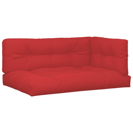 pallehynder 5 stk. stof rød