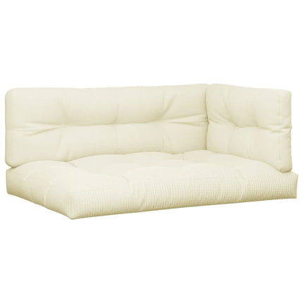 pallehynder 7 stk. stof cremefarvet