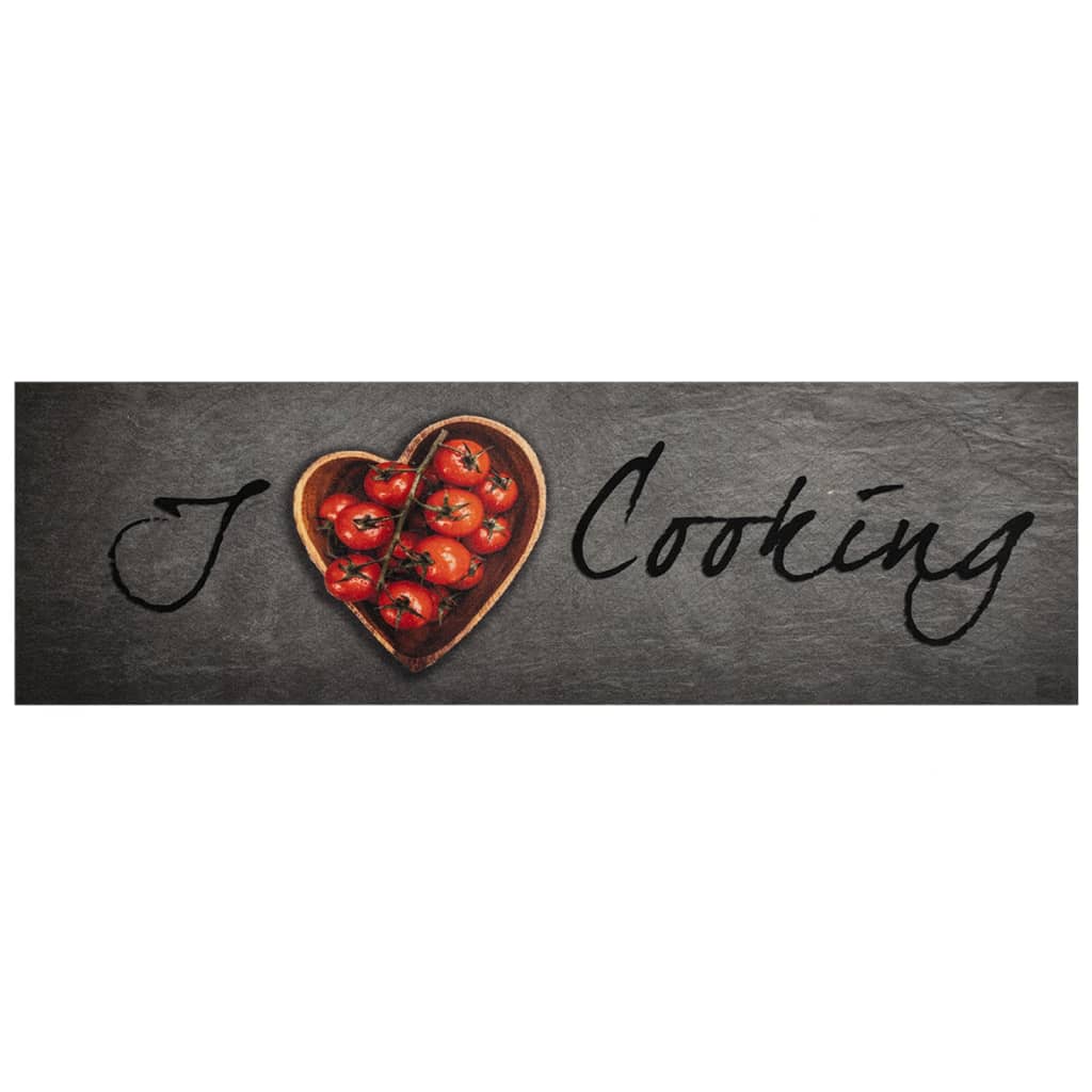 køkkentæppe 45x150 cm Cooking-design vaskbart velour