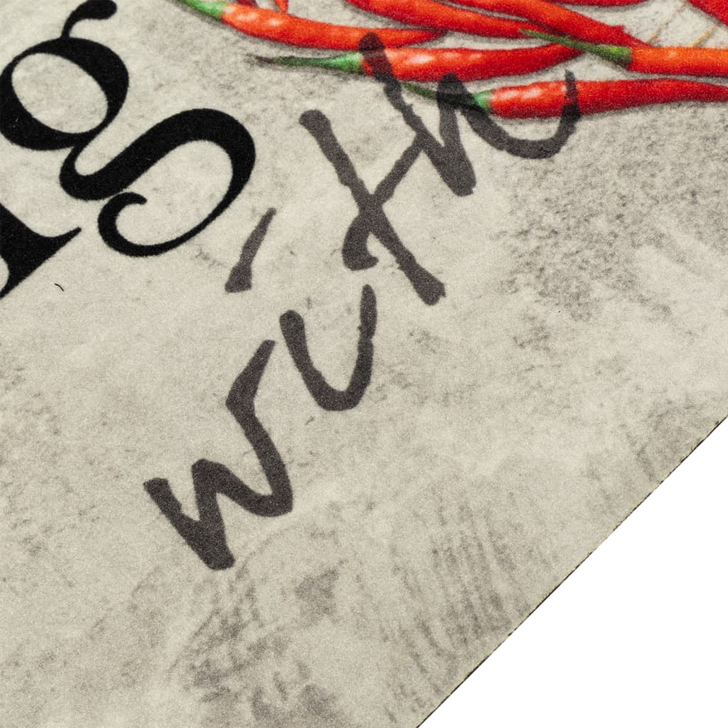 køkkentæppe 45x150 cm chilidesign vaskbart velour